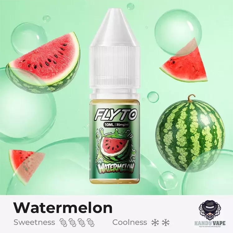 FLYTO 10ML NIC SALT E-LIQUID - Watermelon