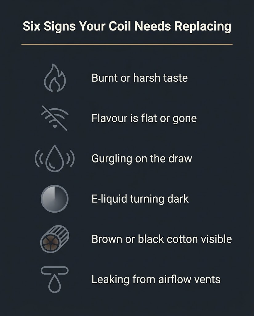 How Often to Replace Your Vape Coil and Why It Fails Early vape coil warning signs checklist